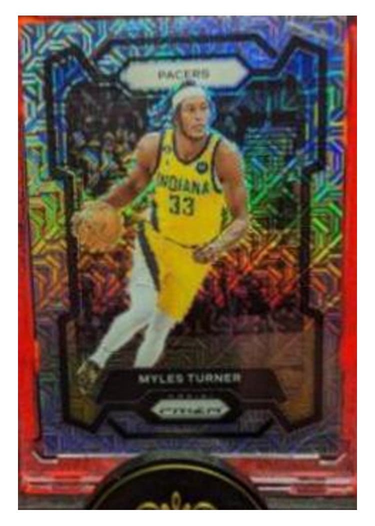 2023-24 Panini Prizm Base Set Myles Turner #34 card