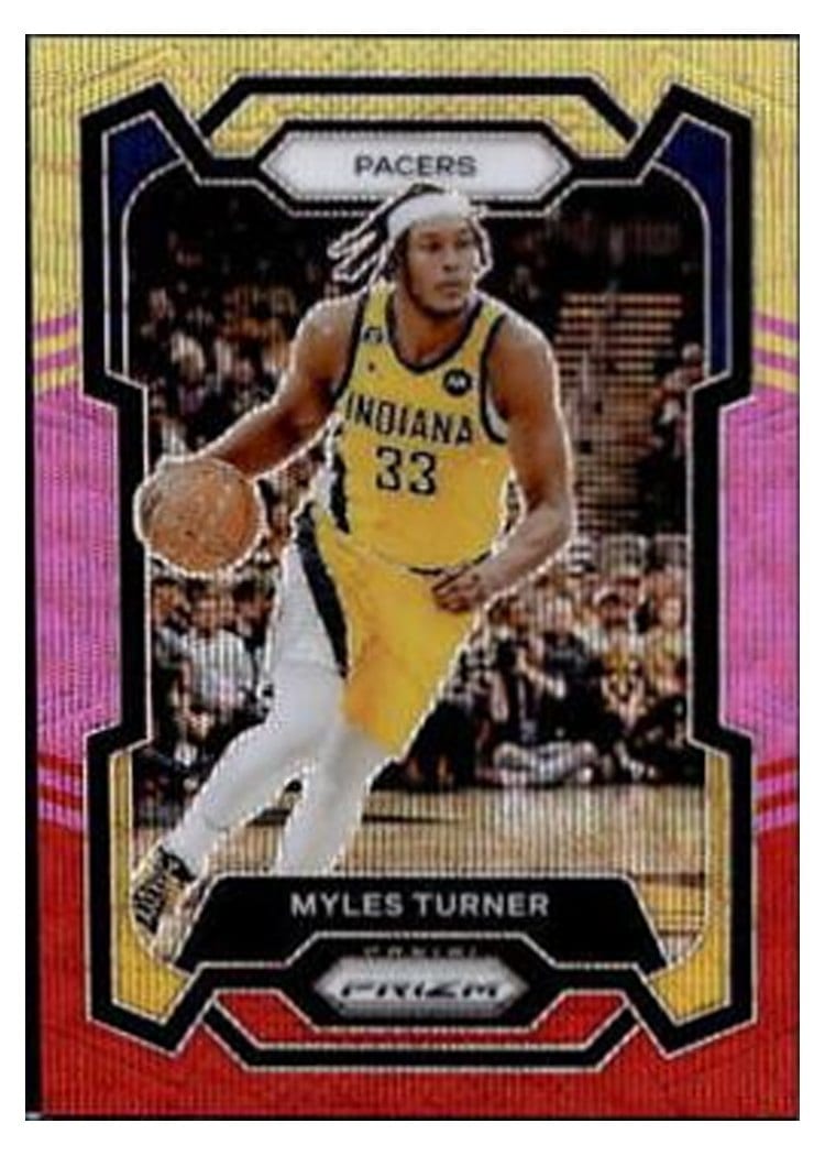 2023-24 Panini Prizm Base Set Myles Turner #34 card