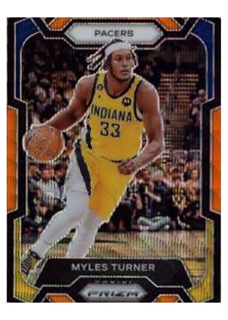 2023-24 Panini Prizm Base Set Myles Turner #34 card