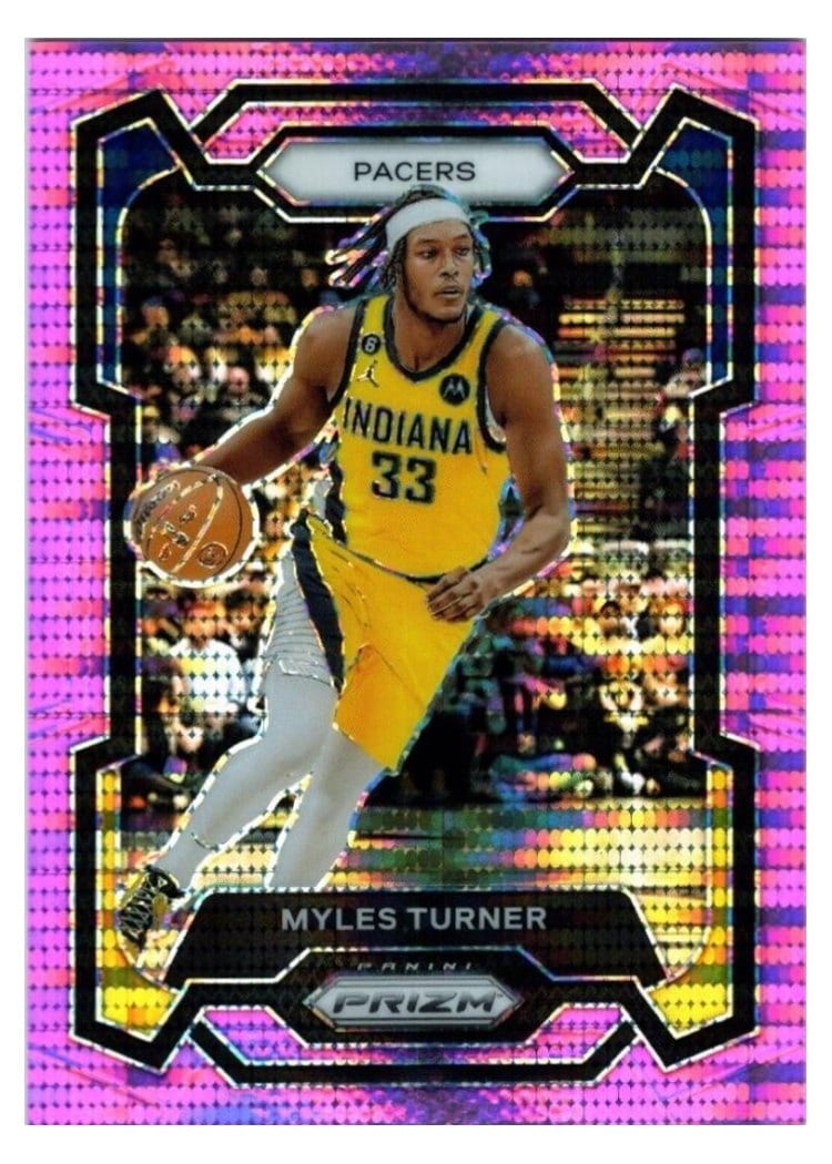 2023-24 Panini Prizm Base Set Myles Turner #34 card