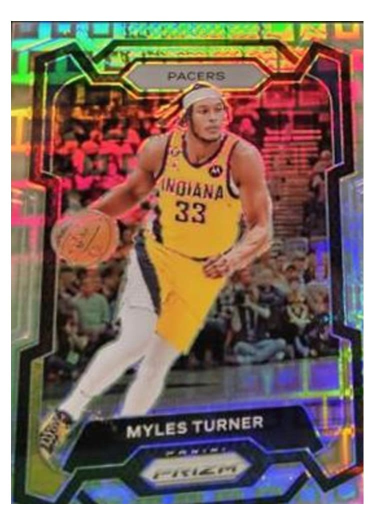2023-24 Panini Prizm Base Set Myles Turner #34 card