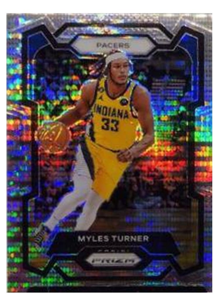 2023-24 Panini Prizm Base Set Myles Turner #34 card