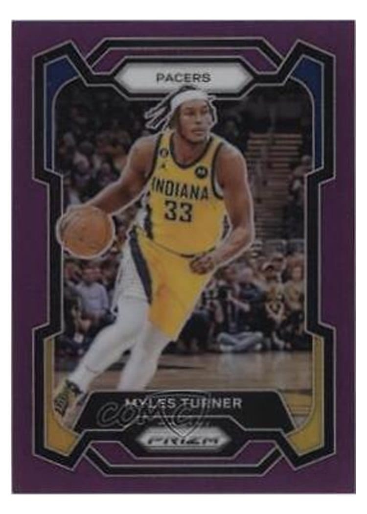 2023-24 Panini Prizm Base Set Myles Turner #34 card