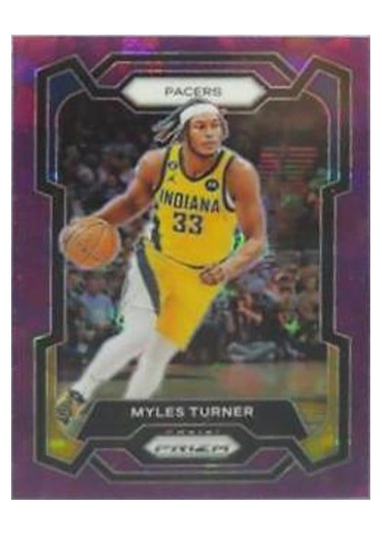 2023-24 Panini Prizm Base Set Myles Turner #34 card
