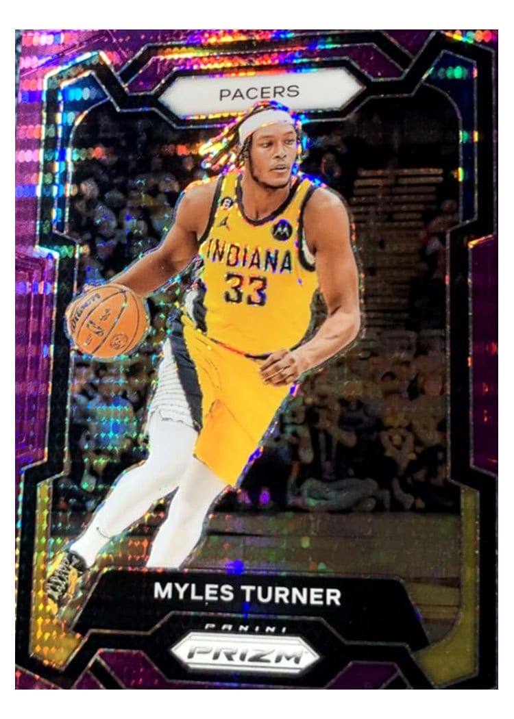 2023-24 Panini Prizm Base Set Myles Turner #34 card