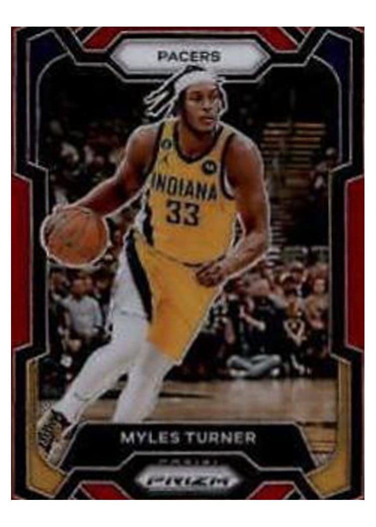 2023-24 Panini Prizm Base Set Myles Turner #34 card