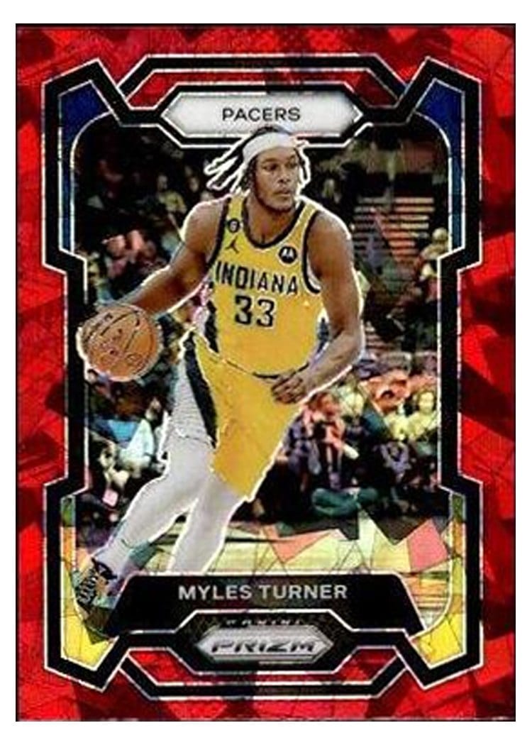 2023-24 Panini Prizm Base Set Myles Turner #34 card