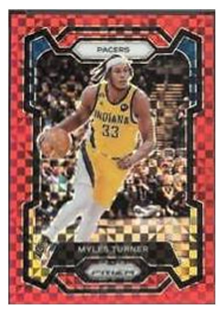 2023-24 Panini Prizm Base Set Myles Turner #34 card