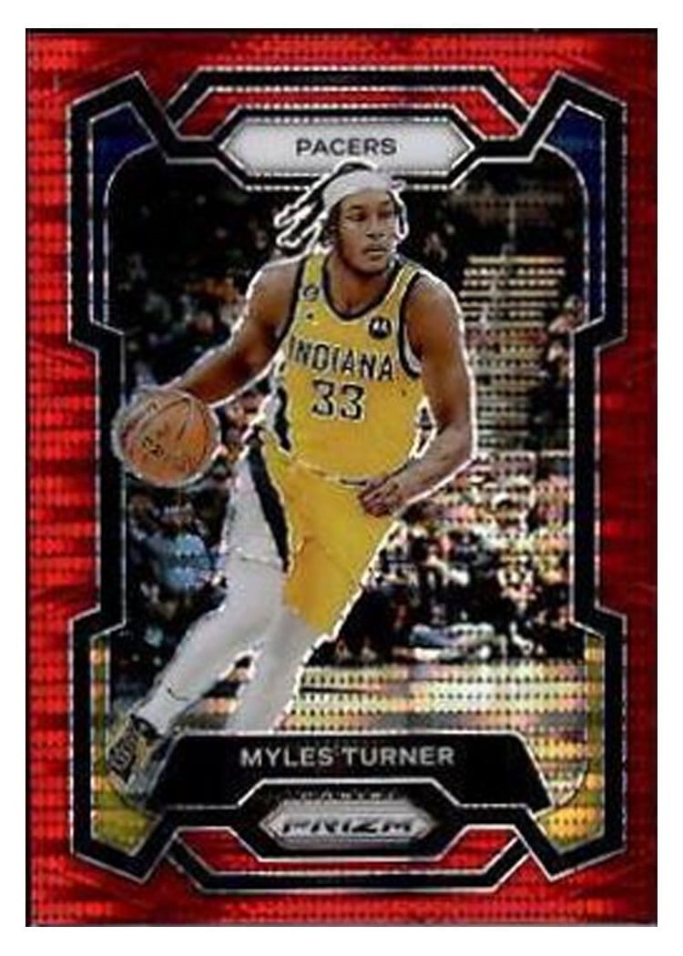2023-24 Panini Prizm Base Set Myles Turner #34 card