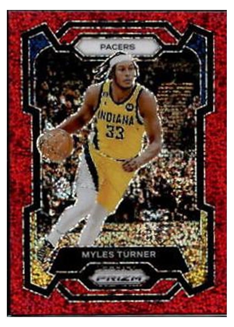 2023-24 Panini Prizm Base Set Myles Turner #34 card
