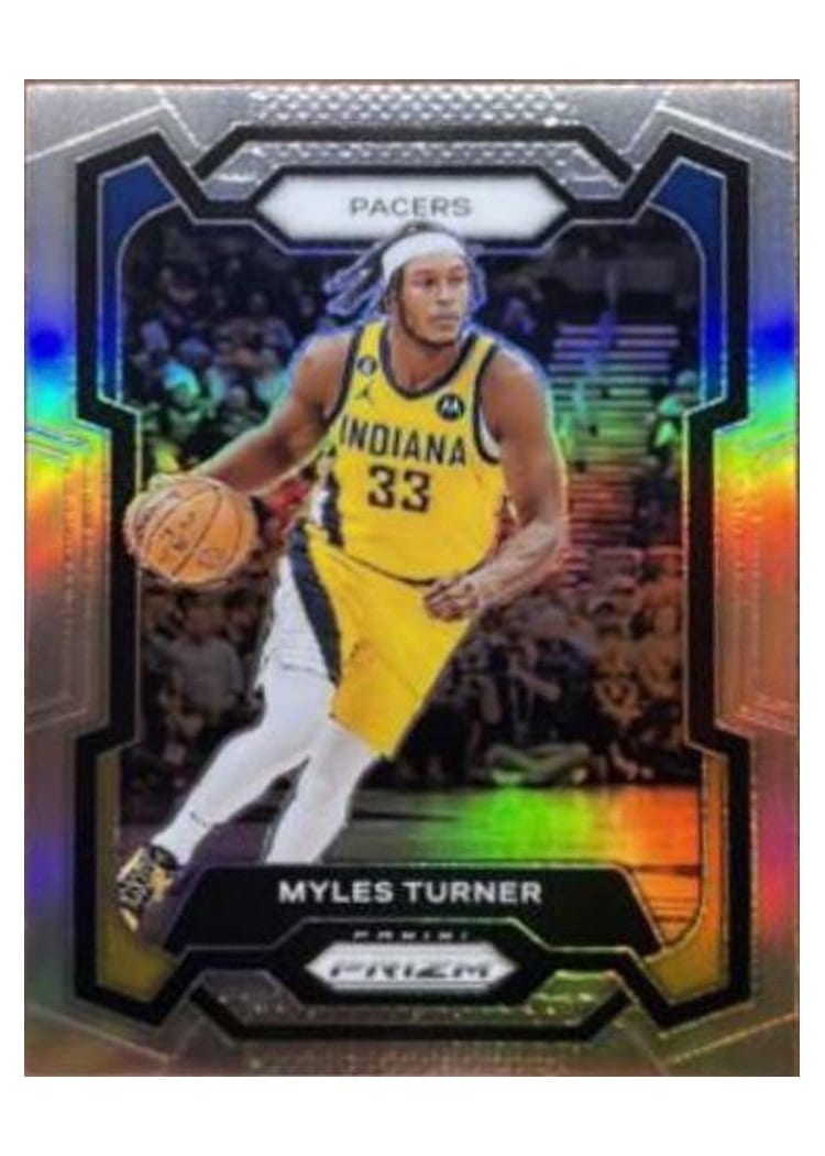 2023-24 Panini Prizm Base Set Myles Turner #34 card