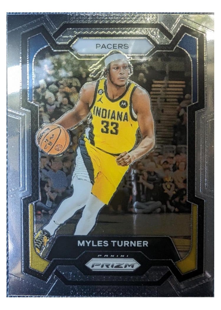 2023-24 Panini Prizm Base Set Myles Turner #34 card