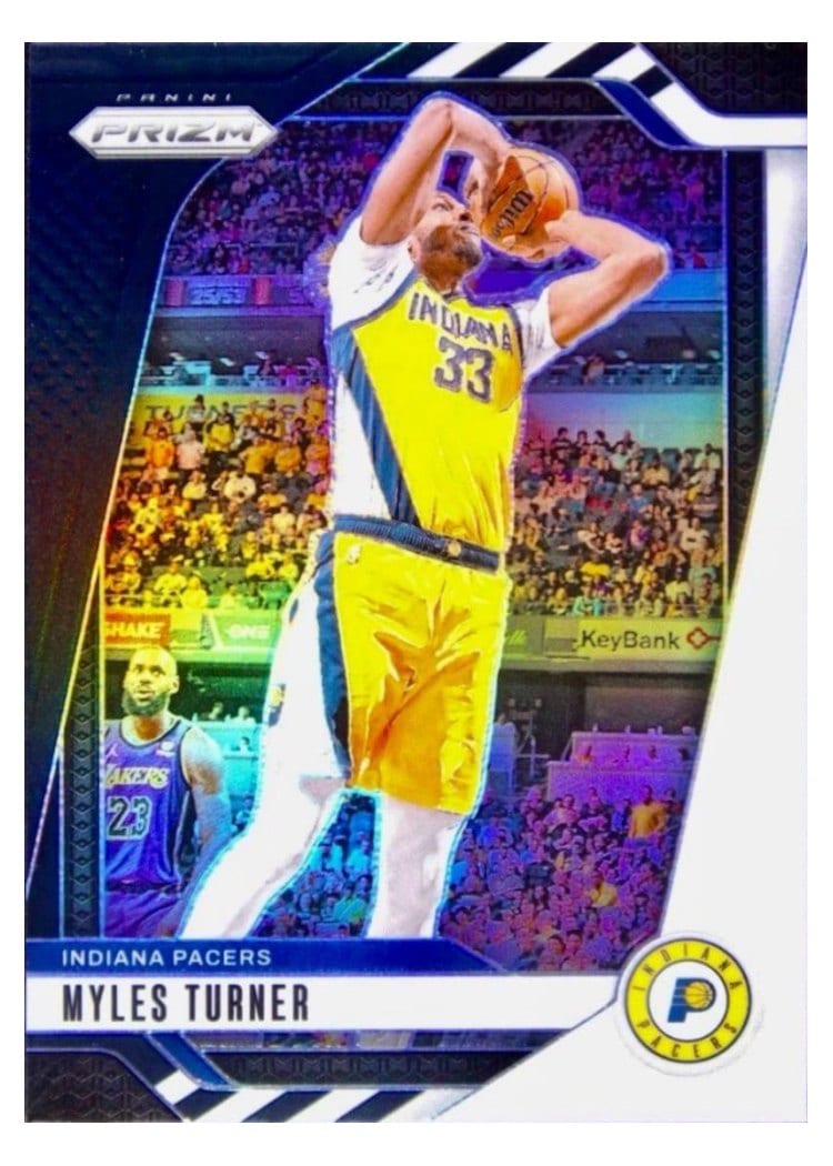 2024-25 Panini Prizm Base Set Myles Turner #115 card