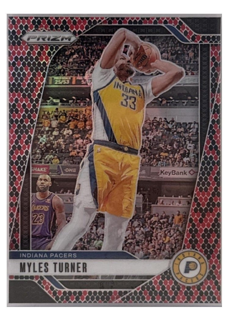 2024-25 Panini Prizm Base Set Myles Turner #115 card