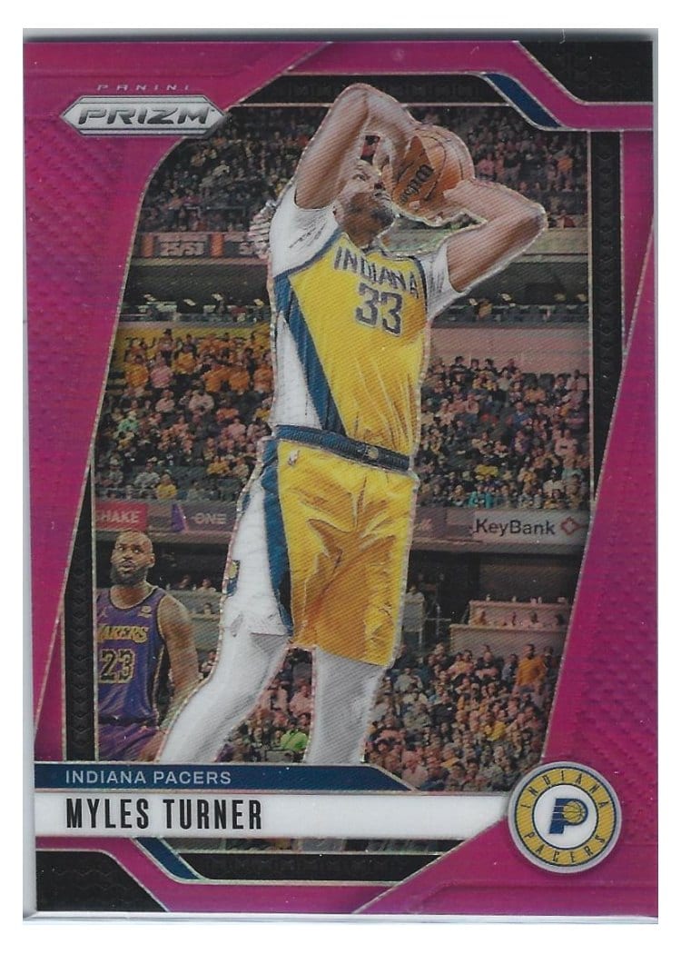 2024-25 Panini Prizm Base Set Myles Turner #115 card