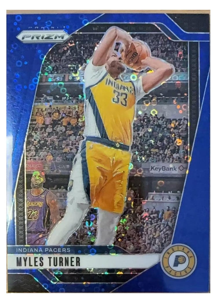 2024-25 Panini Prizm Base Set Myles Turner #115 card