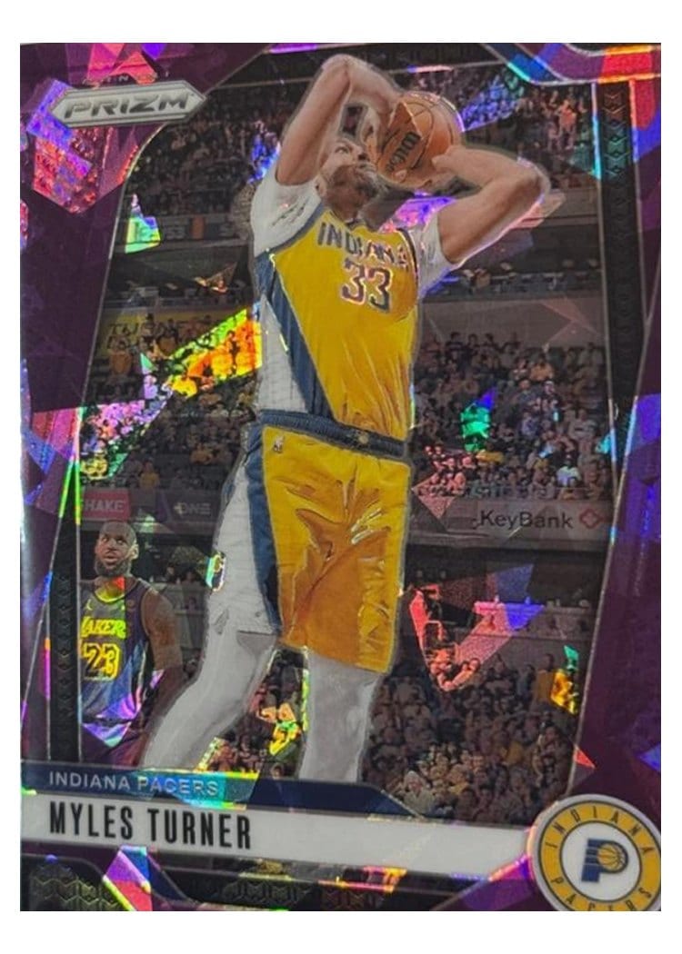 2024-25 Panini Prizm Base Set Myles Turner #115 card