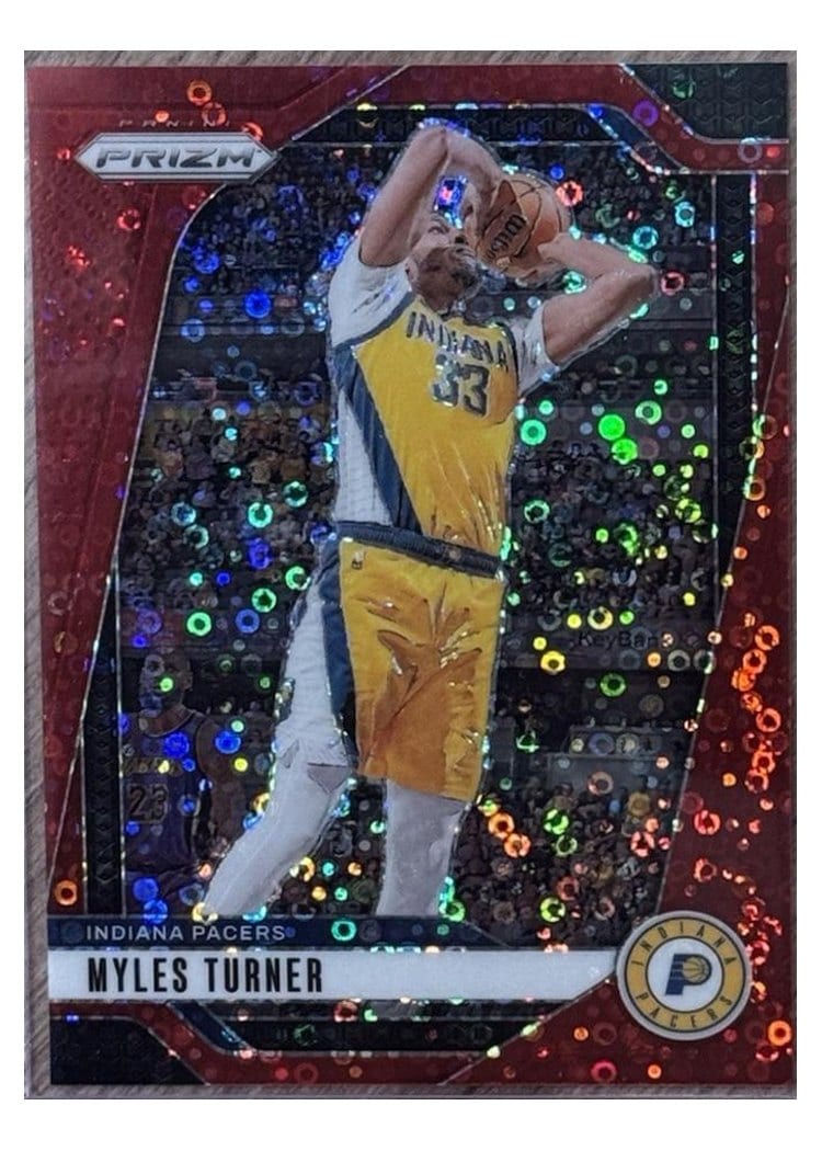 2024-25 Panini Prizm Base Set Myles Turner #115 card