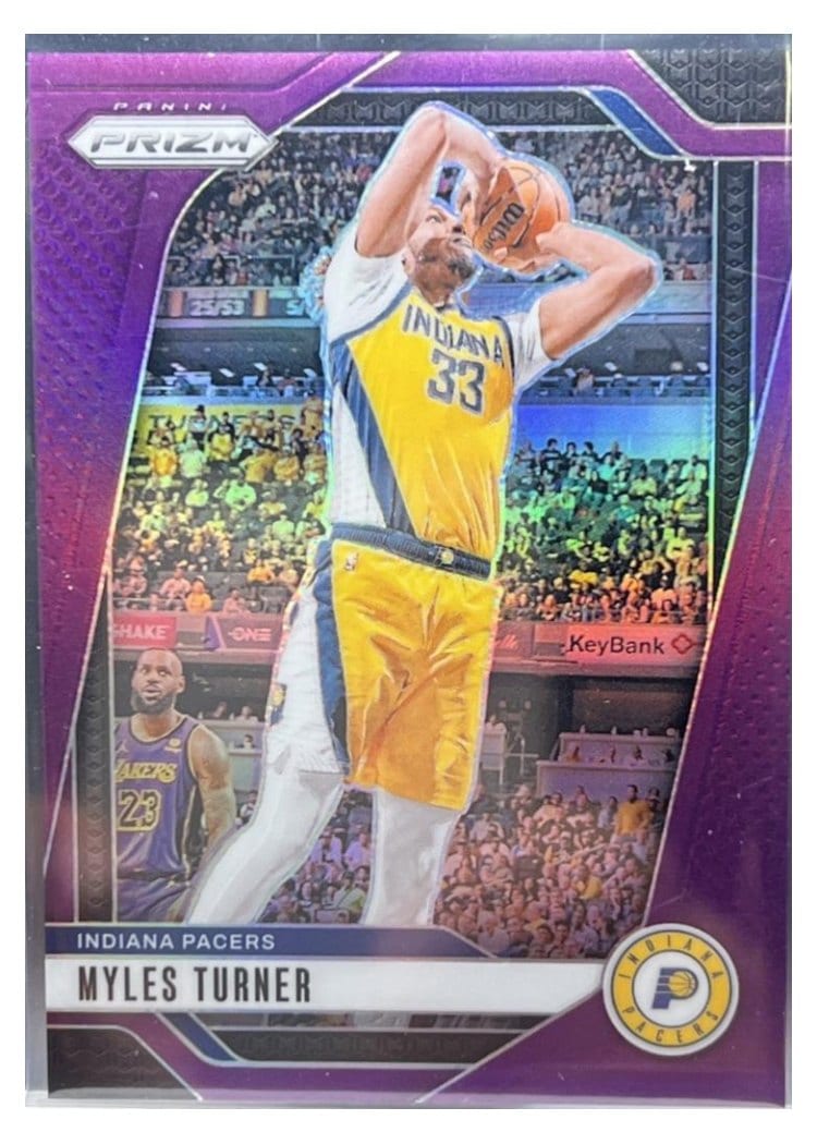 2024-25 Panini Prizm Base Set Myles Turner #115 card
