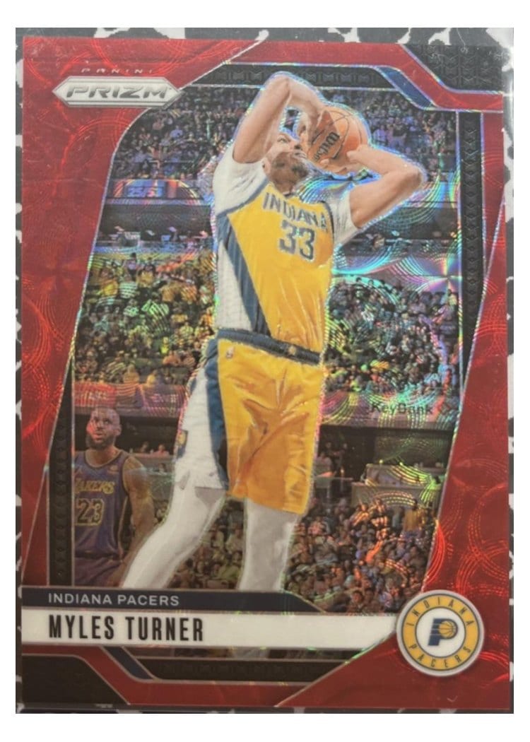 2024-25 Panini Prizm Base Set Myles Turner #115 card