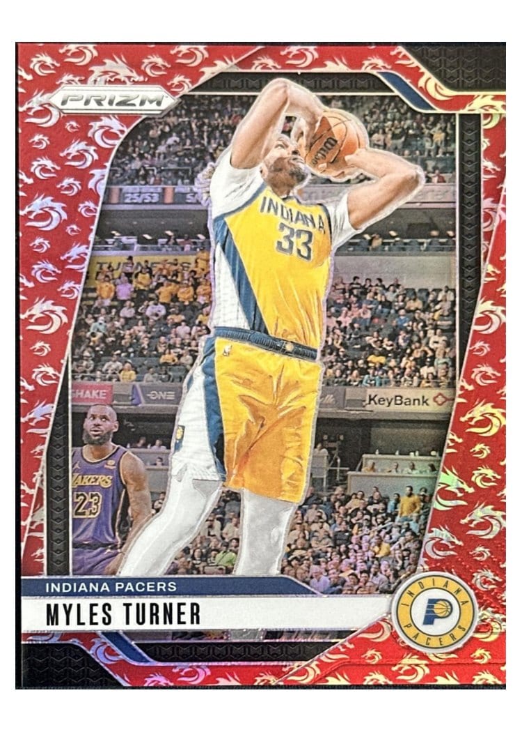 2024-25 Panini Prizm Base Set Myles Turner #115 card