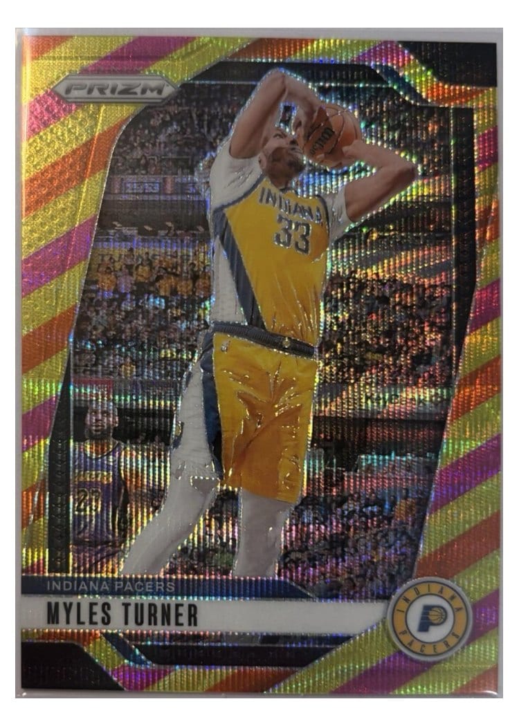 2024-25 Panini Prizm Base Set Myles Turner #115 card