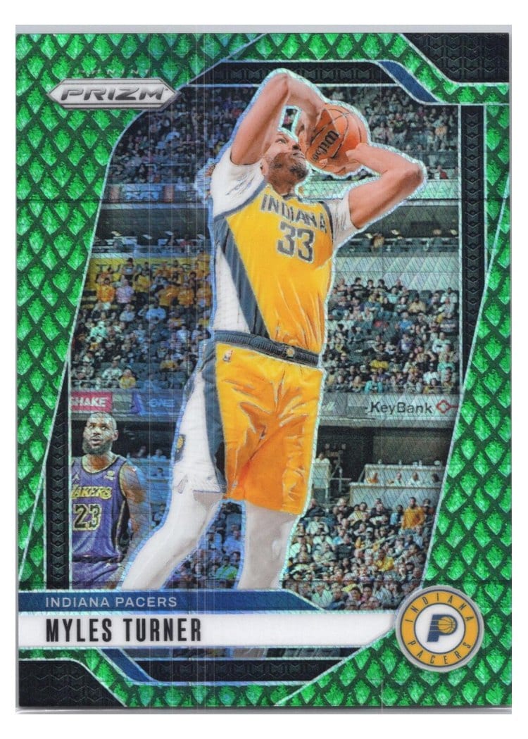 2024-25 Panini Prizm Base Set Myles Turner #115 card