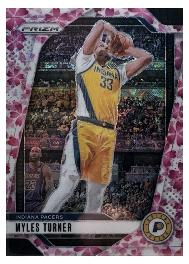 2024-25 Panini Prizm Base Set Myles Turner #115 card