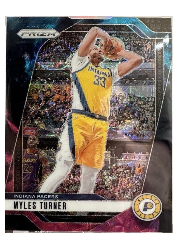 2024-25 Panini Prizm Base Set Myles Turner #115 card