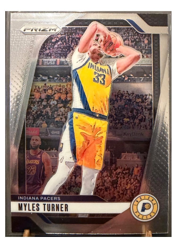 2024-25 Panini Prizm Base Set Myles Turner #115 card