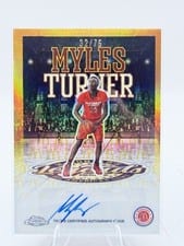 2025 Topps Chrome McDonald's All American Legends Autographs Myles Turner #LA-MT card