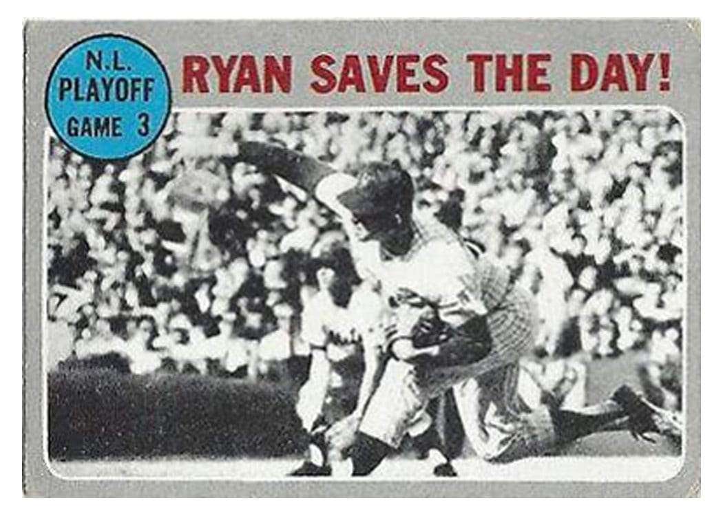 1970 Topps N.L Playoff Game 3 #197 card