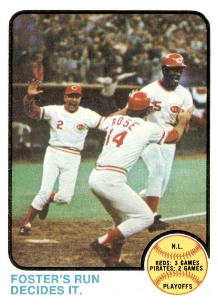 1973 Topps N. L. Playoffs #202 card