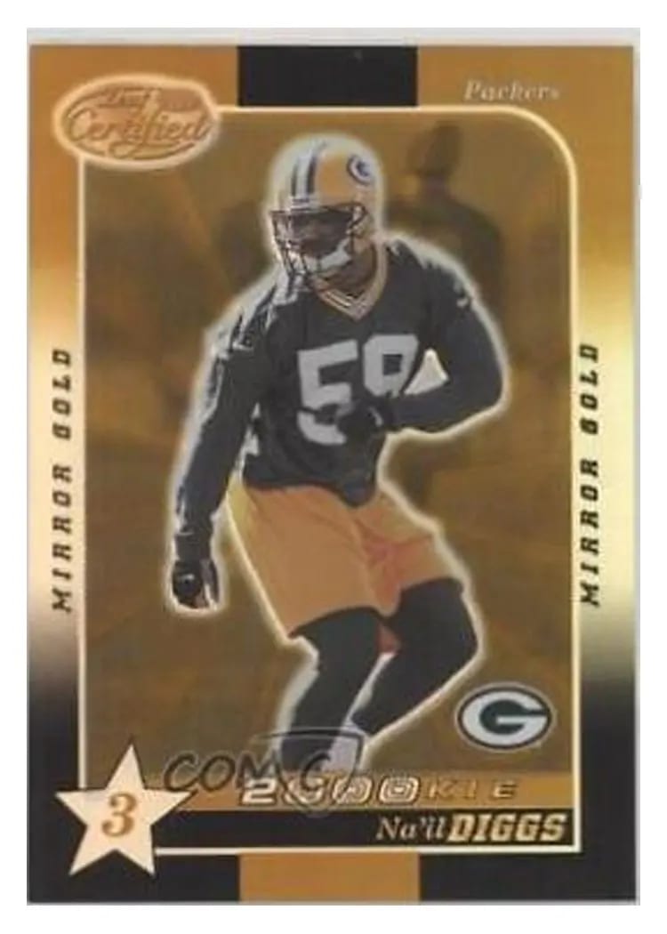 2000 Leaf Certified Na'il Diggs #174 card