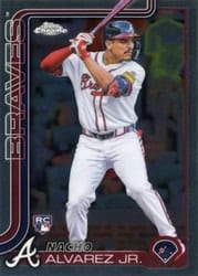 2025 Topps Chrome Base Set Nacho Alvarez Jr. #75 card
