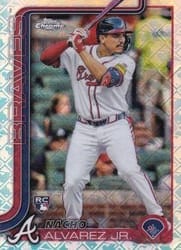 2025 Topps Chrome Logofractor Edition Base Set Nacho Alvarez Jr. #75 card