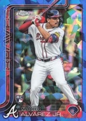 2025 Topps Chrome Sapphire Base Set Nacho Alvarez Jr. #75 card