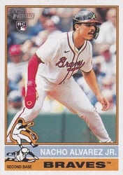 2025 Topps Heritage Base Set Nacho Alvarez Jr. #145 card