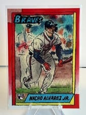 2025 Topps Shoebox Treasures First Light Rookies - 1990 Redux Nacho Alvarez Jr. #FL-9 card