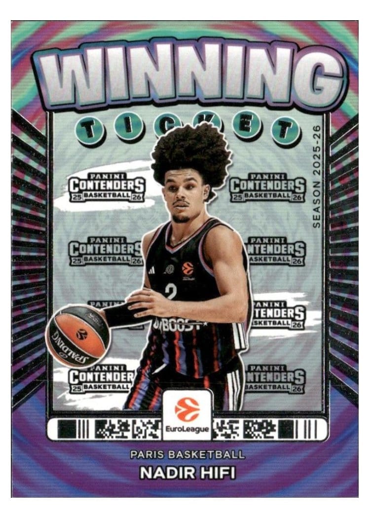 2025 Panini Contenders EuroLeague Winning Ticket Nadir Hifi #13 card
