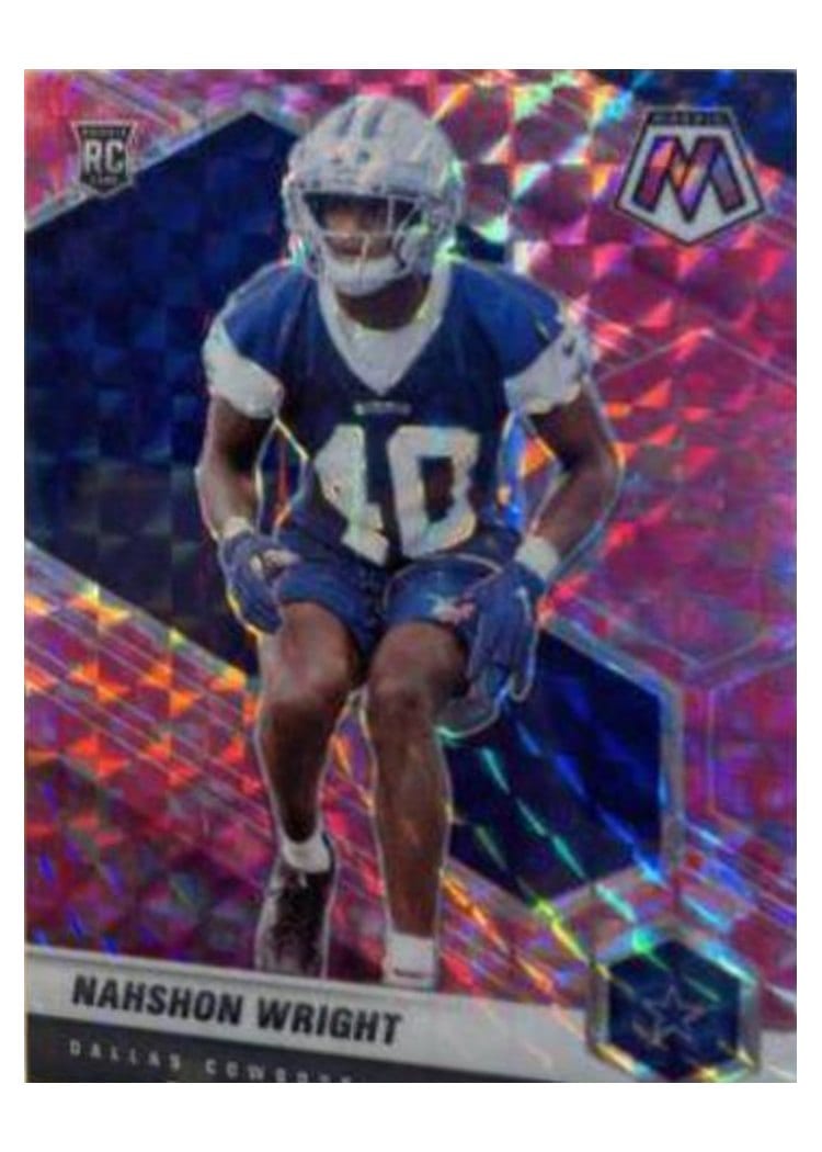 2021 Panini Mosaic Base Set Nahshon Wright #349 card