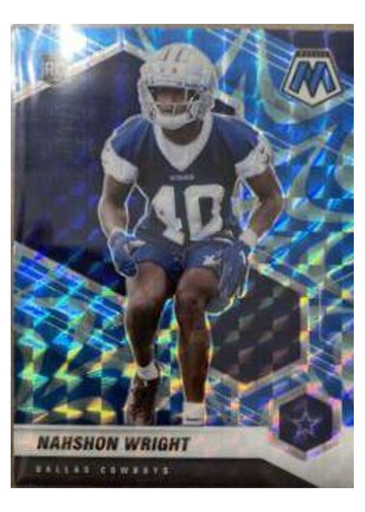 2021 Panini Mosaic Base Set Nahshon Wright #349 card