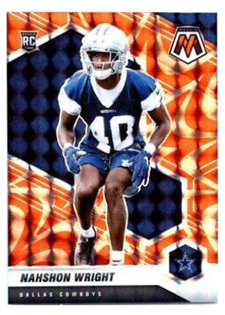 2021 Panini Mosaic Base Set Nahshon Wright #349 card