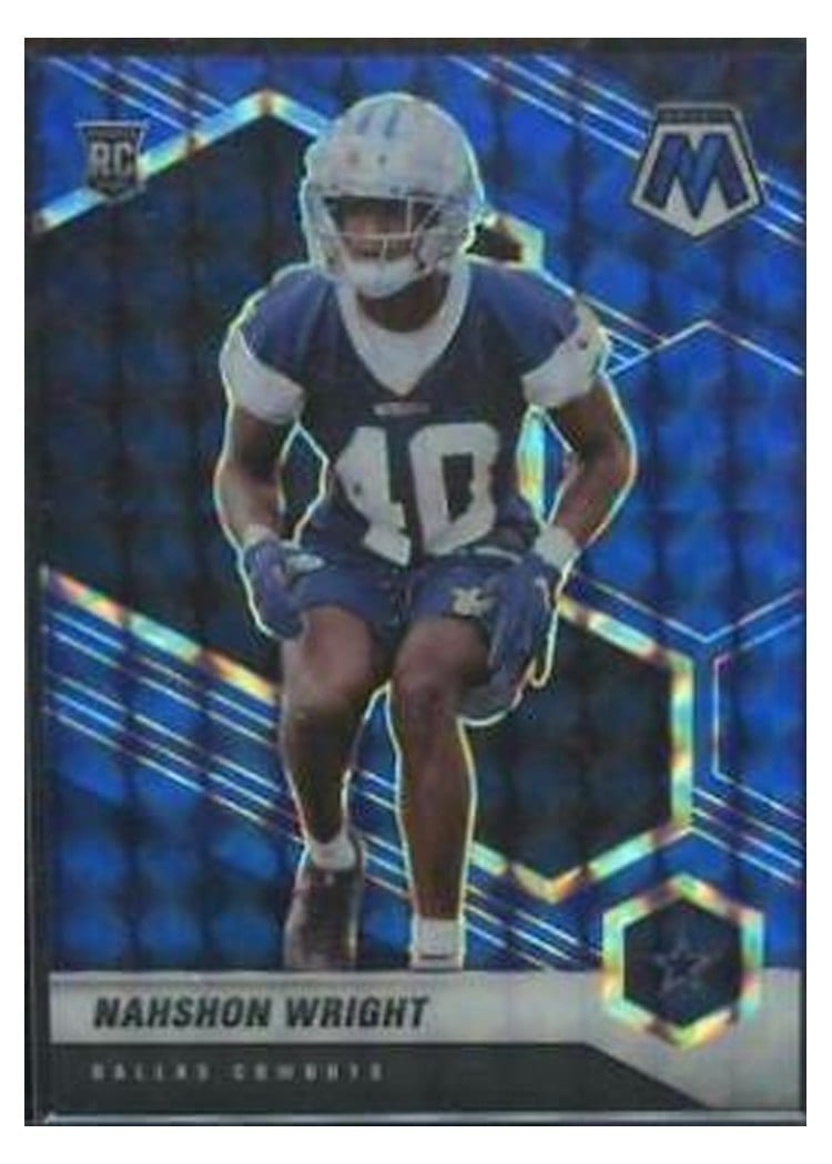 2021 Panini Mosaic Base Set Nahshon Wright #349 card