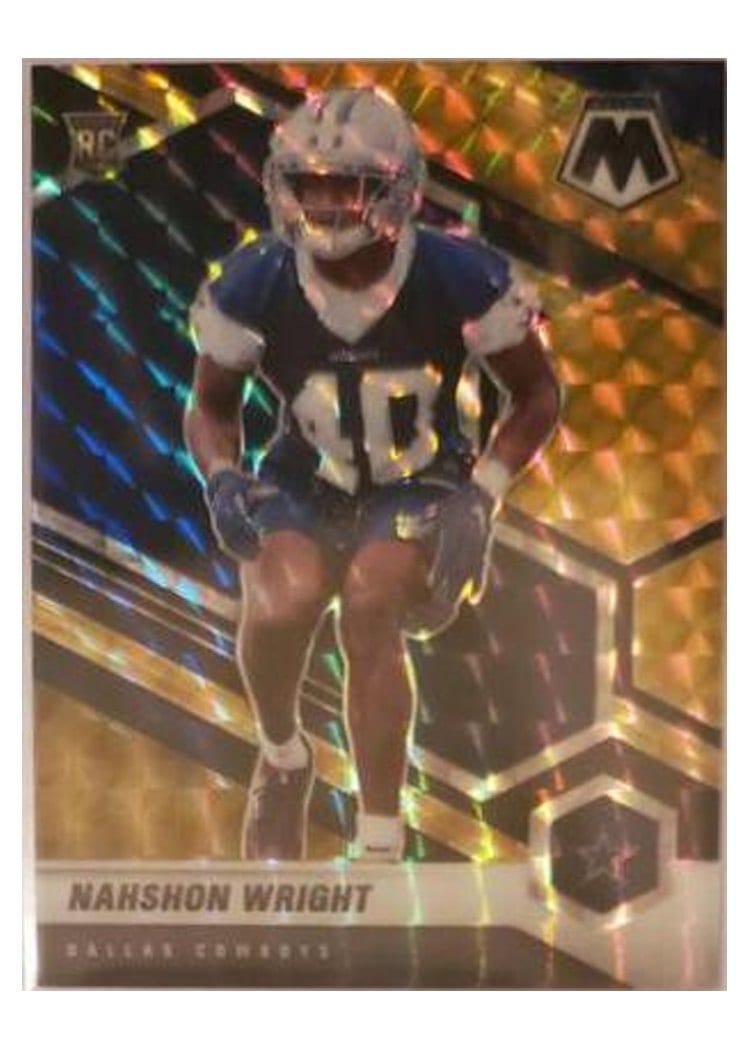 2021 Panini Mosaic Base Set Nahshon Wright #349 card