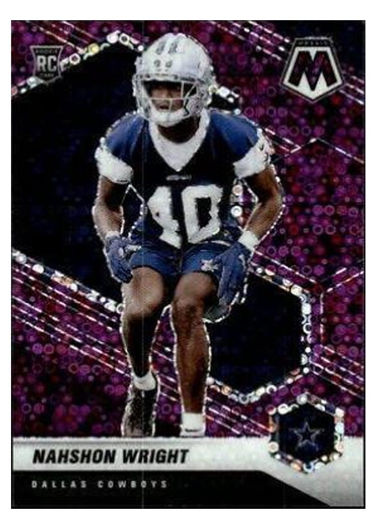 2021 Panini Mosaic Base Set Nahshon Wright #349 card