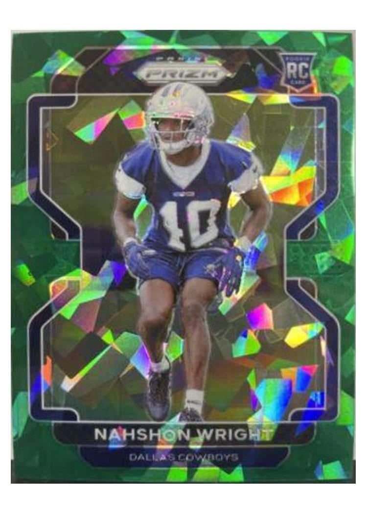 2021 Panini Prizm Base Set Nahshon Wright #438 card