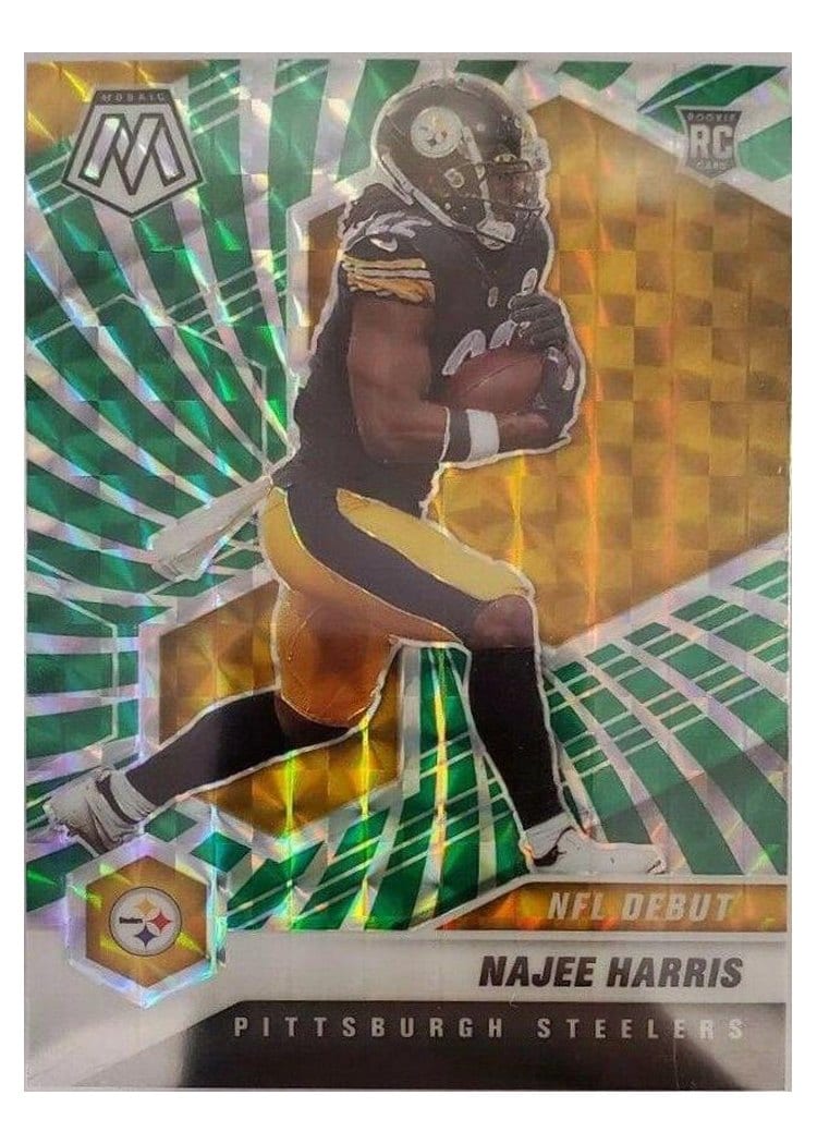 2021 Panini Mosaic Najee Harris #252 card