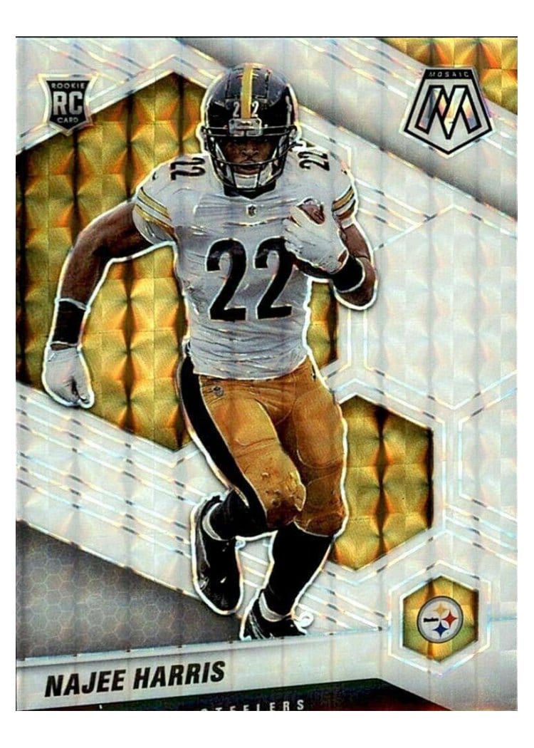 2021 Panini Mosaic Base Set Najee Harris White Mosaic #313 card