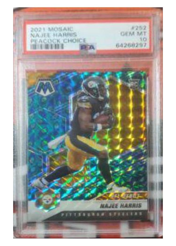2021 Panini Mosaic Base Set Najee Harris #313 card